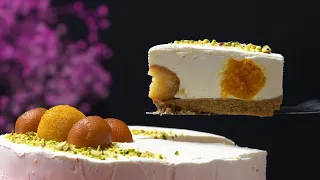 Gulab Jamun Cheesecake Recipe | How To Make Gulab Jamun Cheesecake | No Bake Cheesecake | Tastemade