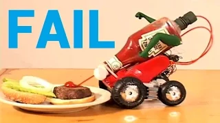 Ketchup Dispenser Robot FAIL | The Future is Here...