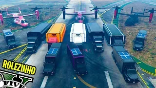 GTA V Online - Rolezinho INSANO com TODOS os Centros de Operações Móveis C.O.M