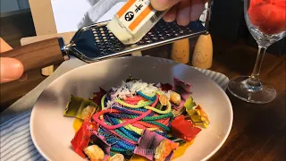 ART Material Spaghetti - Stop Motion Cooking & ASMR