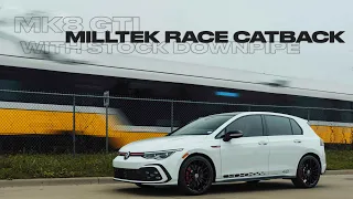 MK8 GTI Milltek Race Catback Exhaust STOCK Downpipe