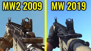 Modern Warfare 2 vs Modern Warfare 2019 - Weapons Comparison