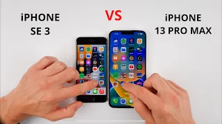 iPhone SE 3 vs 13 Pro Max | SPEED TEST