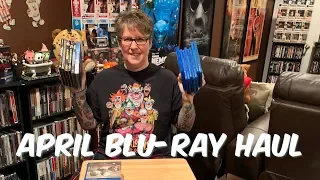 My April Blu-ray Movie Haul!! 4K, Steelbooks, Horror and More!!