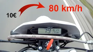 Moped Tuning 50ccm | 80 km/h | 10€ Ritzel Tuning Anleitung | SCHNELL