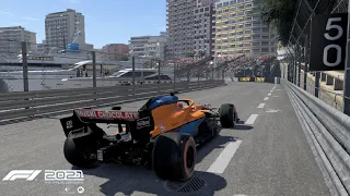 F1 2021 PS4 | McLaren F1 Team MCL35M 2021 - Circuit De Monaco [4K]
