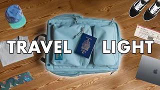 How to travel with one backpack ONLY (pack with me for a 2 week trip) ✈️