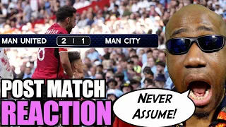 Manchester United Manchester City REACTION | Garnacho & Mainoo DUNK on Pep for FA Cup W! WOW!