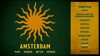 "Amsterdam" Blu-ray - Exploring the Blu-ray Menus