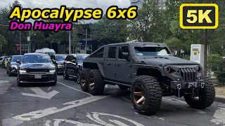 La IMPRESIONANTE camioneta 6x6 de Don Huayra | Apocalypse 6x6 en México (5K)