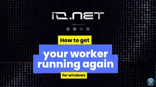 How to reconnect an existing io.net worker on Windows.