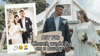 Intimate Church Wedding on a budget (Philippines)