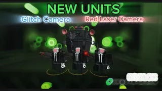 Titan Tower Defense(NEW UPDATE) Show casing Glitch Cameraman And Red Laser Cameraman