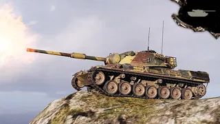 World of Tanks Leopard 1 - 9k Damage No Gold