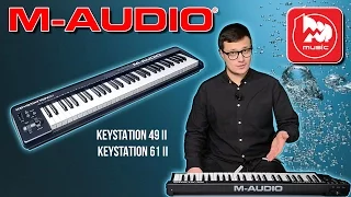M-AUDIO KEYSTATION 49 II + M-AUDIO KEYSTATION 61 II - самые популярные доступные MIDI клавиатуры