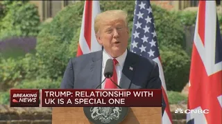 Trump: US relationship with UK is 'indispensable'