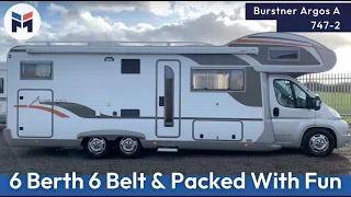 Burstner Argos A 747-2 Motorhome Review - WeBuyAnyMotorcaravan.com