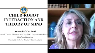 ISSBD Talks: Child-Robot Interaction and Theory of Mind, with Antonella Marchetti