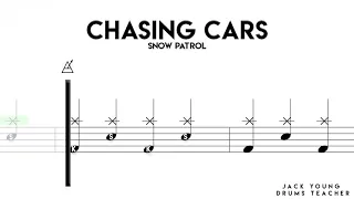 How To Play Chasing Cars On Drums!