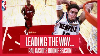 'PAU! PAU! PAU' 📣 Europe's FIRST Rookie of the Year! Pau Gasol took the league by storm | NBA Europe