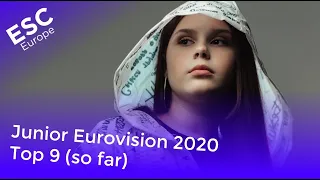 Junior Eurovision 2020 - Top 9 (so far) + 🇧🇾