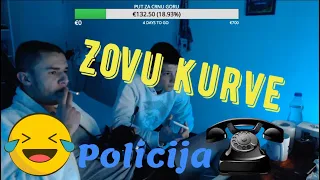 JANKO I LUX ZOVU KURVE *Došla policija?*