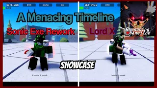 Lord X And Sonic Exe Rework Showcase [A Menacing Timeline]