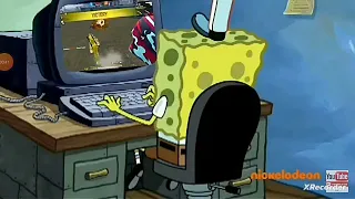 bob esponja usando hack