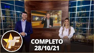 TV Fama (28/10/21) | Completo: Luciana Gimenez nos EUA, papo com Adriana Esteves e mais