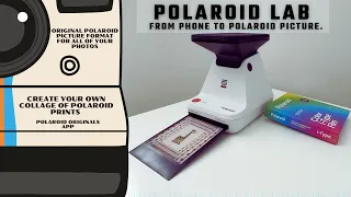 Polaroid Lab Instant Printer how  to edit and print using the polaroid app | Must have retro gadget