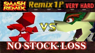 Smash Remix - Classic Mode Remix 1P Gameplay with Polygon Sonic (VERY HARD) No Stock Loss