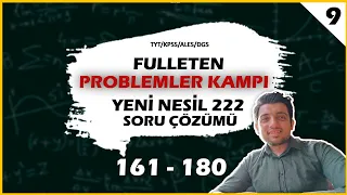 Problemler 222 Soru Tarzı ( 161-180 ) | Yks2021 | KPSS | DGS