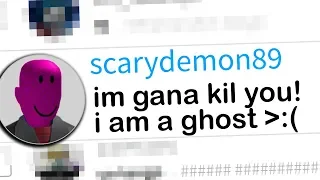 Making a CRINGE Roblox "scary" account and made it REALLY stupid...