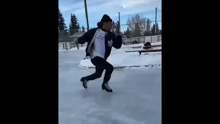 Ice Skating with James Brown