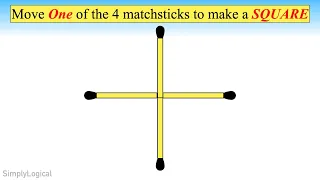 4 Matchstick Problem || Viral Matchstick Puzzle