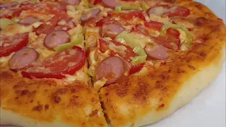 Ən Gözəl Pizza Xəmiri və Pizzanın Hazırlanması.Kolay ve Çok Lezzetli Pizza Tarifi.Pizza Recipe