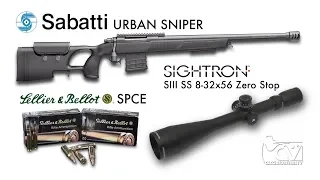 Sabatti Urban Sniper-Sightron SIII SS Zero Stop 8 32x56mm