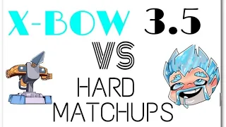 Icebow 3.5 vs hard counters, CLASH ROYALE ladder gameplay