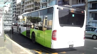 38: Service 12 bus trip from Buġibba to Sliema, Part 3 - 26th August 2015 (09:47)