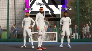 FIFA 23 VOLTA - Neymar Vinicius Rodrygo vs Haaland Grealish Walker - VOLTA 3v3