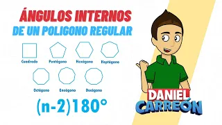 ANGULOS INTERNOS DE UN POLIGONO REGULAR Super facil - Para principiantes / formula (n-2)180