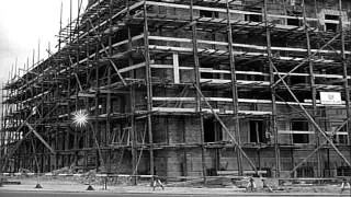 Scenes during the rebuilding of West Berlin in 1952 HD Stock Footage