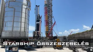 (HALASZTOTT) SpaceX | Starship összeszerelés élő közvetítés