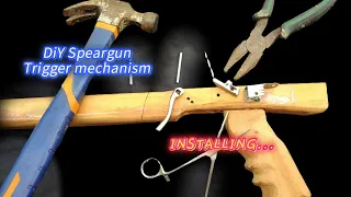 How to Install my simple  DiY Speargun Trigger mechanism for Fishing.