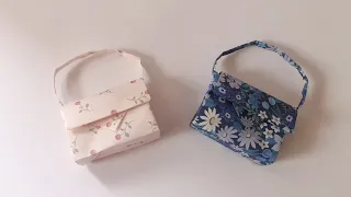 【折り紙】ミニペーパーバッグの作り方#mini paper bag