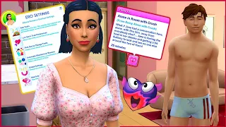 This mod adds an attraction system! // Sims 4 Romance overhaul