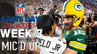 NFL Week 3 Mic'd Up, "he goes Dan Orlovsky" | Game Day All Access