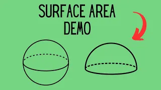 Demonstration - Surface Area of a Sphere and a Hemisphere