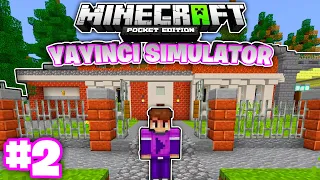 YAYINCI VİLLASI! | Minecraft PE Yayıncı Simulatör [Streamer Simulator] #2