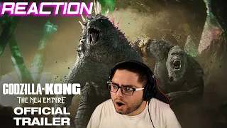 Godzilla x Kong The New Empire | Official Trailer REACTION!! OH MY GOD(ZILLA)
